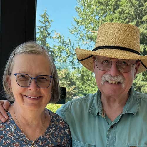 Carolyn Hayek and Steve Rosen